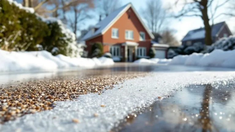 Geen zout meer strooien: dit verrassende alternatief houdt de oprit ijsvrij