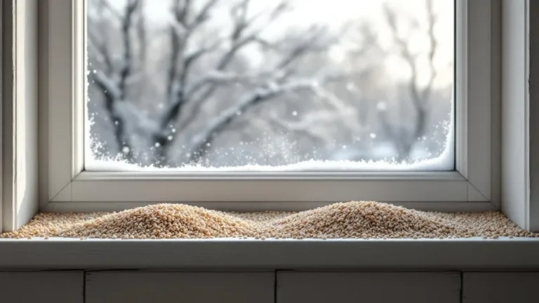 Ik strooide kattengrit op de vensterbank, deze handige truc kent bijna niemand