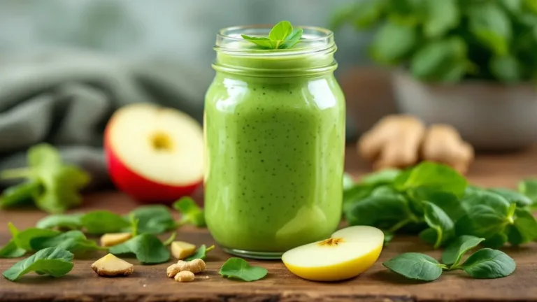 Niet alleen appel en spinazie, deze smoothie met gember is in minuten klaar