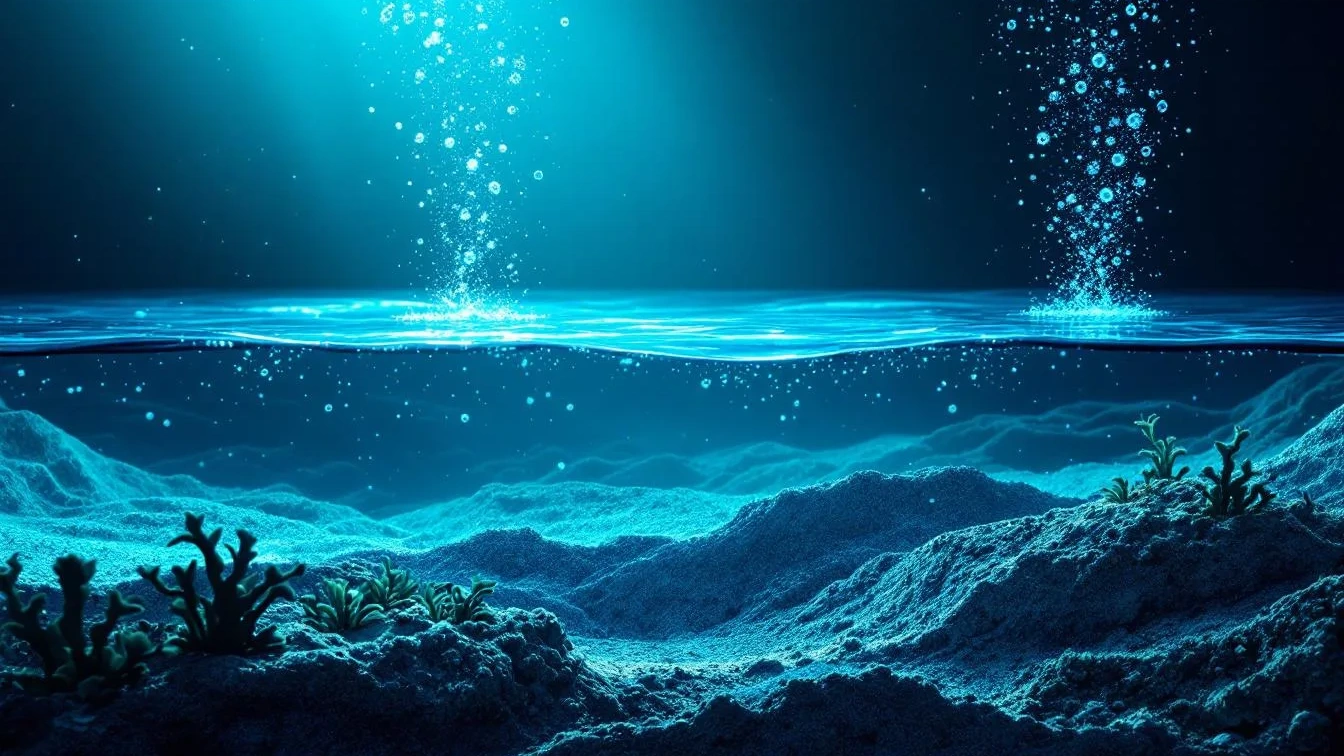 Onderzoekers onthullen waarom het zoutgehalte van de diepzee CO2 vasthoudt