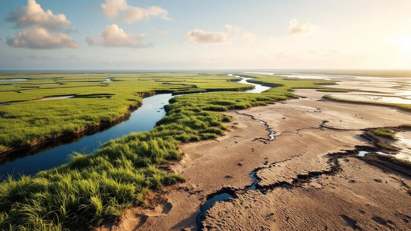 Waarom de grootste delta’s sneller zinken dan de zeespiegel stijgt