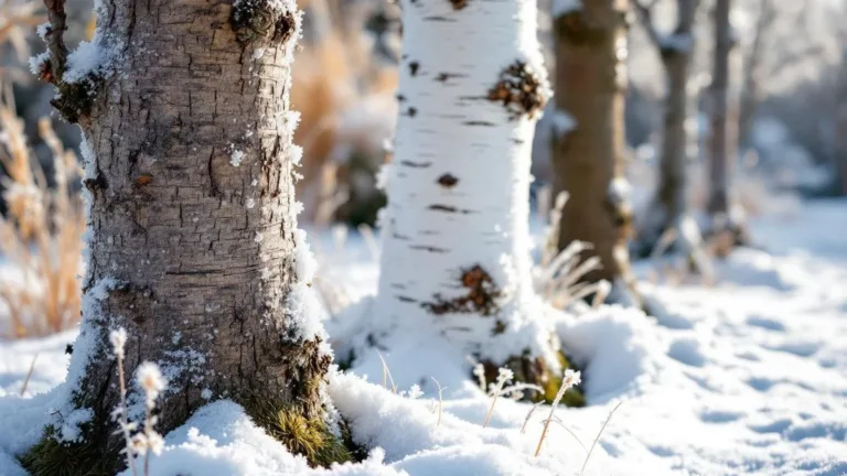 Waarom tuinders dit in de winter op boomstammen aanbrengen